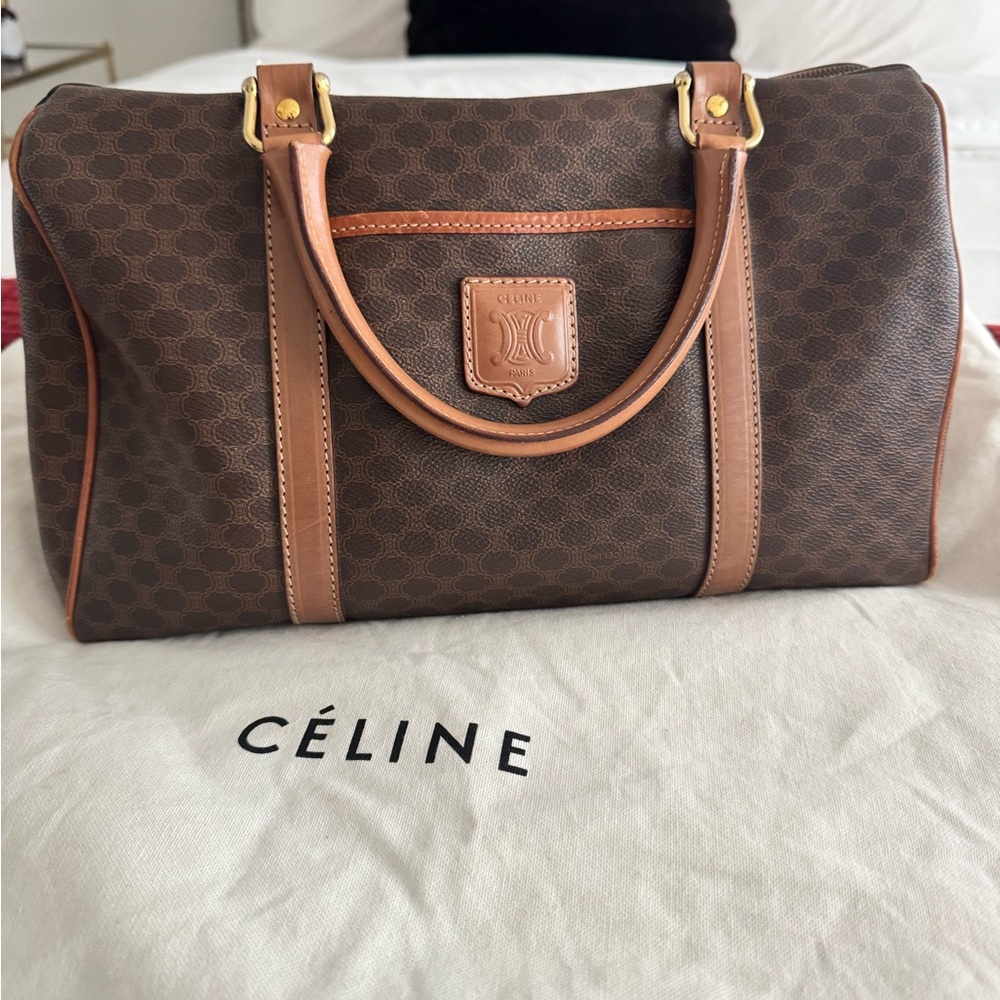 Authentic Pre-loved Celine Boston bag with dust bag.